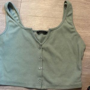 green button up shirt